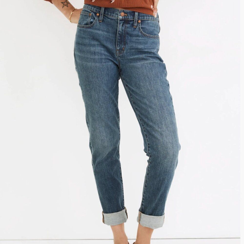 Madewell NA935 The Slim Boyjean in Fearn Wash NWOT size 25